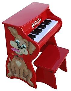 Schoenhut 25-Key Animal Piano with Bench
