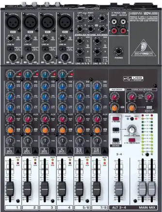 Behringer XENYX 12-Channel Mixer with USB