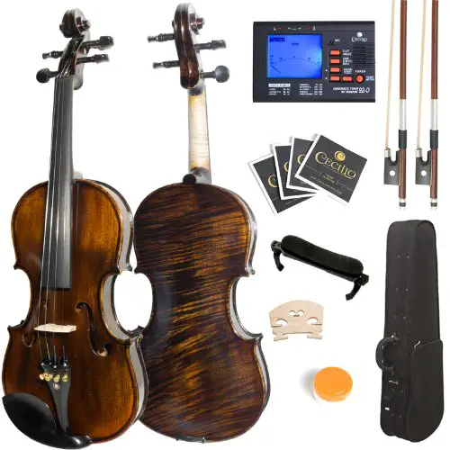 Mendini 4/4 MV500+92D Full Size Violin