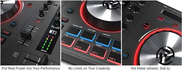Numark Mixtrack 3 All-In-One Controller Features
