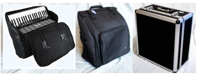 Accordion Bag Durable Padded Shoulder Strap Black Shockproof Accordion Storage Carrying Bag