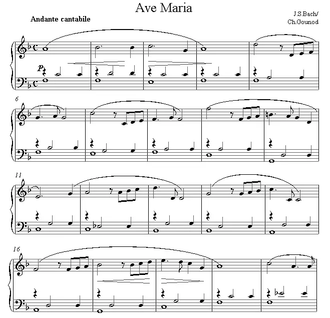 Ave Maria by Bach/Gounod