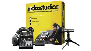 Behringer PODCASTUDIO USB - Complete Podcasting Bundle with USB/Audio Interface