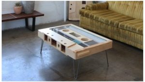 cassette tape coffee table