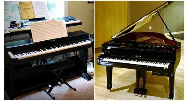 acoustic vs digital pianos