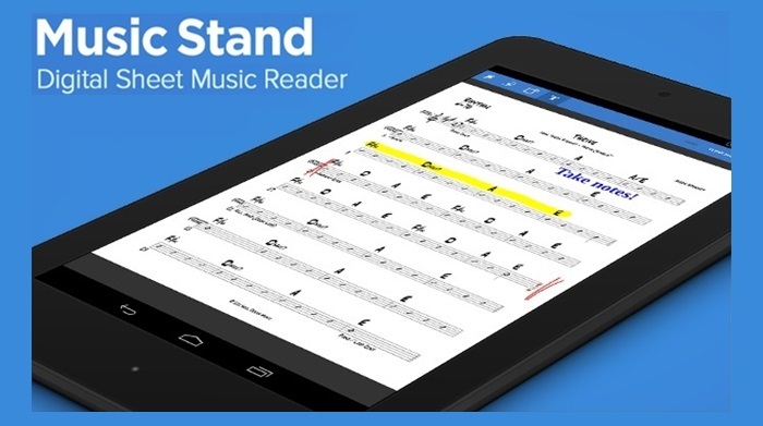 digital sheet music stand