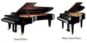 grand piano vs baby grand piano sizes
