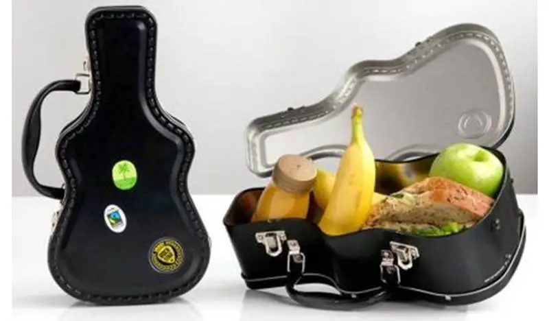 guitar case lunch box