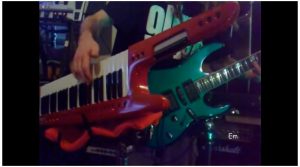 keytar guitar played together