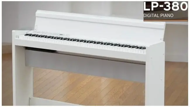 Korg LP-380 white piano