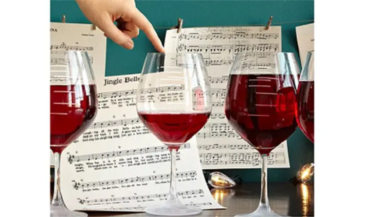 Major Scale Musical Wine Glasses