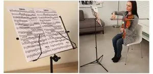 foldable metal wire music stand
