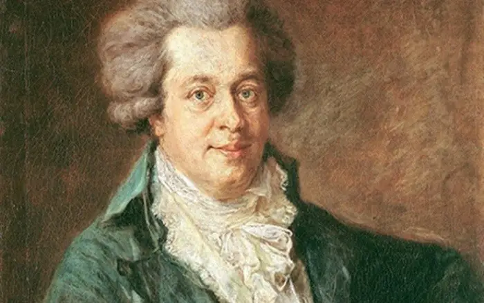 Mozart painting by Johann Georg Edlinger