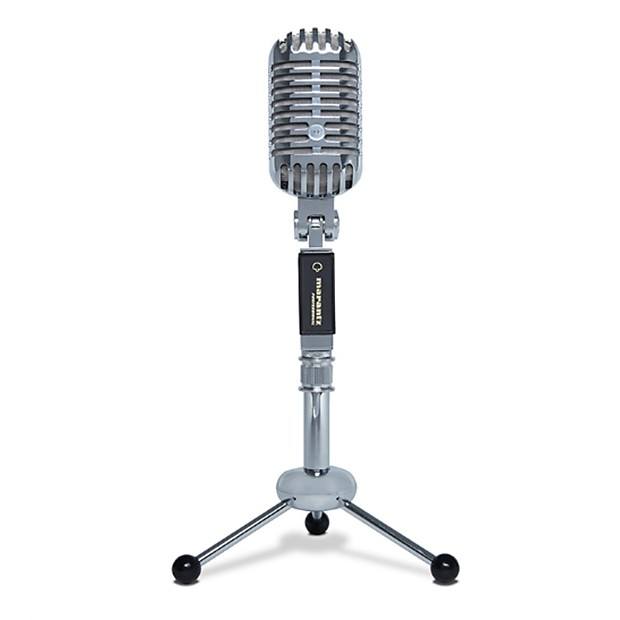 Retro USB mic with stand
