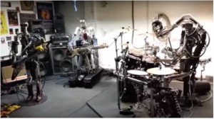 robots playing music