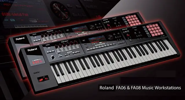 Roland FA series workstation keyboards