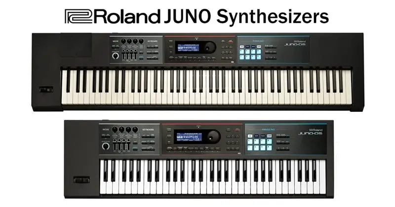 Roland Juno DS synthesizers