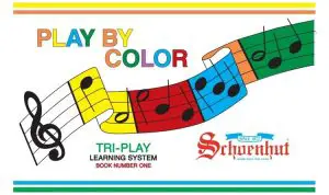Schoenhut color strip and song book
