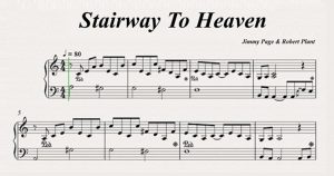 stairway to heaven sheet music