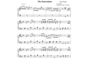 The entertainer by Scott Joplin sheet music