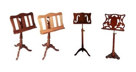 Wooden sheet music stand