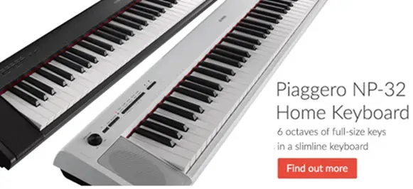 Yamaha Piaggero NP32 76-Key Portable Keyboard
