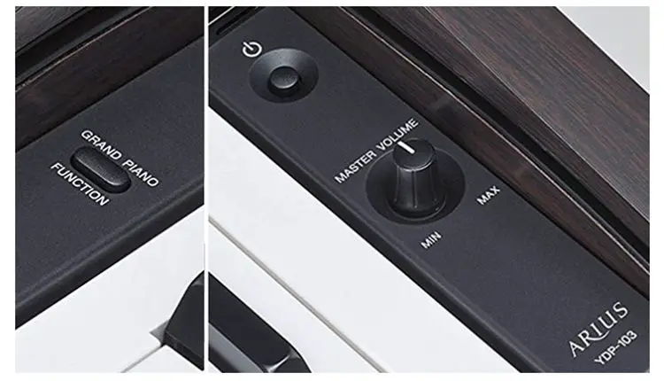 Yamaha ydp-103 front buttons